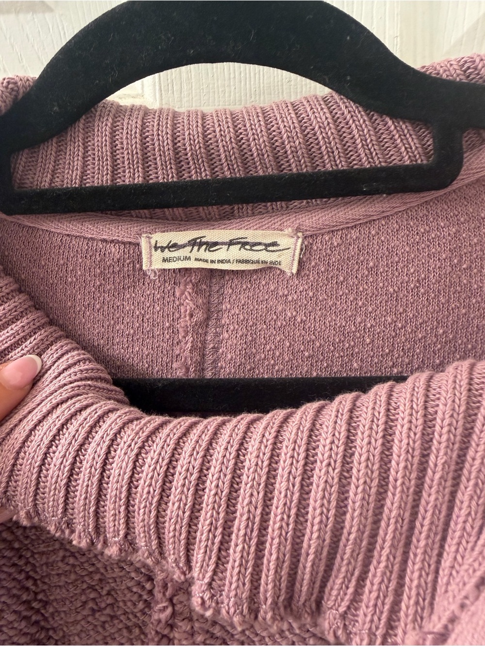 We The Free Mauve Crewneck Sweater